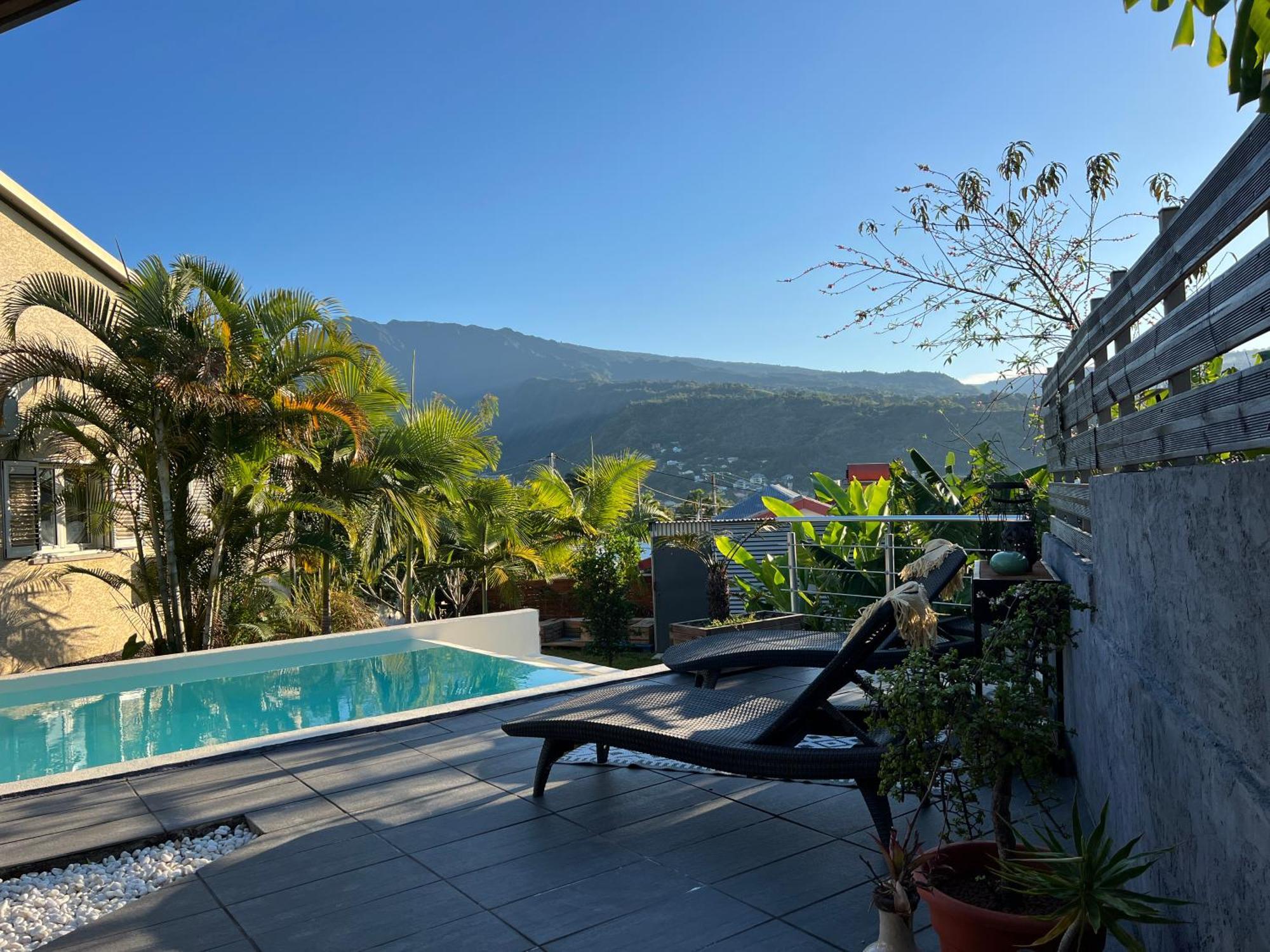 Villa Ti Moon, Entre Deux, Piscine 외부 사진